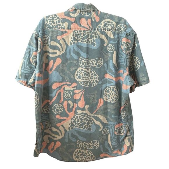 Howler Brothers Men's 2XL Geometric Multicolor Short Sleeve Shirt - Picture 2 of 5